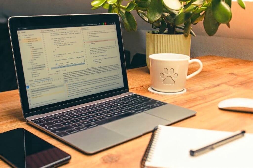 Remote administrative support desk setup by Hayley Jayne VA providing virtual assistant services in Kent.